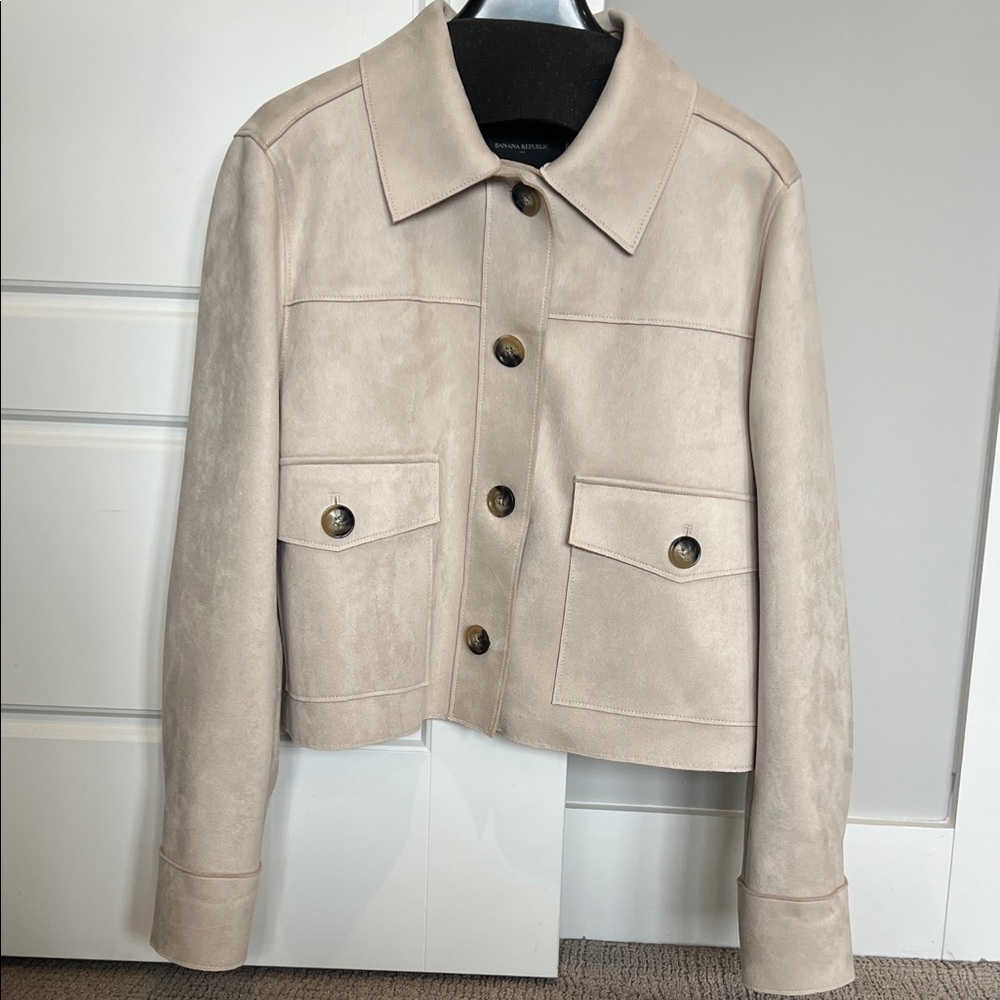 Banana Republic Factory faux suede jacket